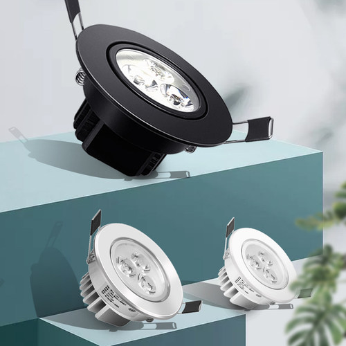 LED射灯3W5W9W背景墙灯 吊顶天花灯客厅孔灯 服装店牛眼猫眼筒灯 - 图0