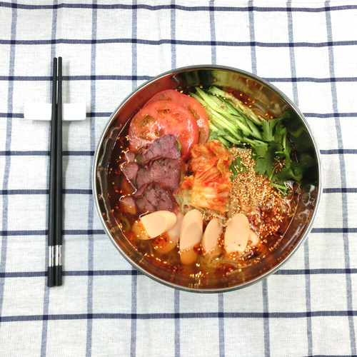 柒悦嗨厨正宗朝鲜冷面东北延吉韩式小吃朝族风味真空速食酸甜凉面 - 图2