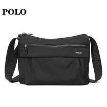 Polo Single Shoulder Bag Men New Summer Fashion Sports Small Bag Tide Anti-Splash Water Nylon Men Skew Satchel Small Cross Pack