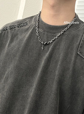 钛钢钛钢双层男生星星