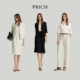 PRICH ລະດູຮຽນຈົບຊຸດເສື້ອຍືດຄໍ V-neck pleated ເສື້ອຍືດແຂນສາມໄຕມາດ 2026 ລະດູຮ້ອນສໍາລັບແມ່ຍິງ