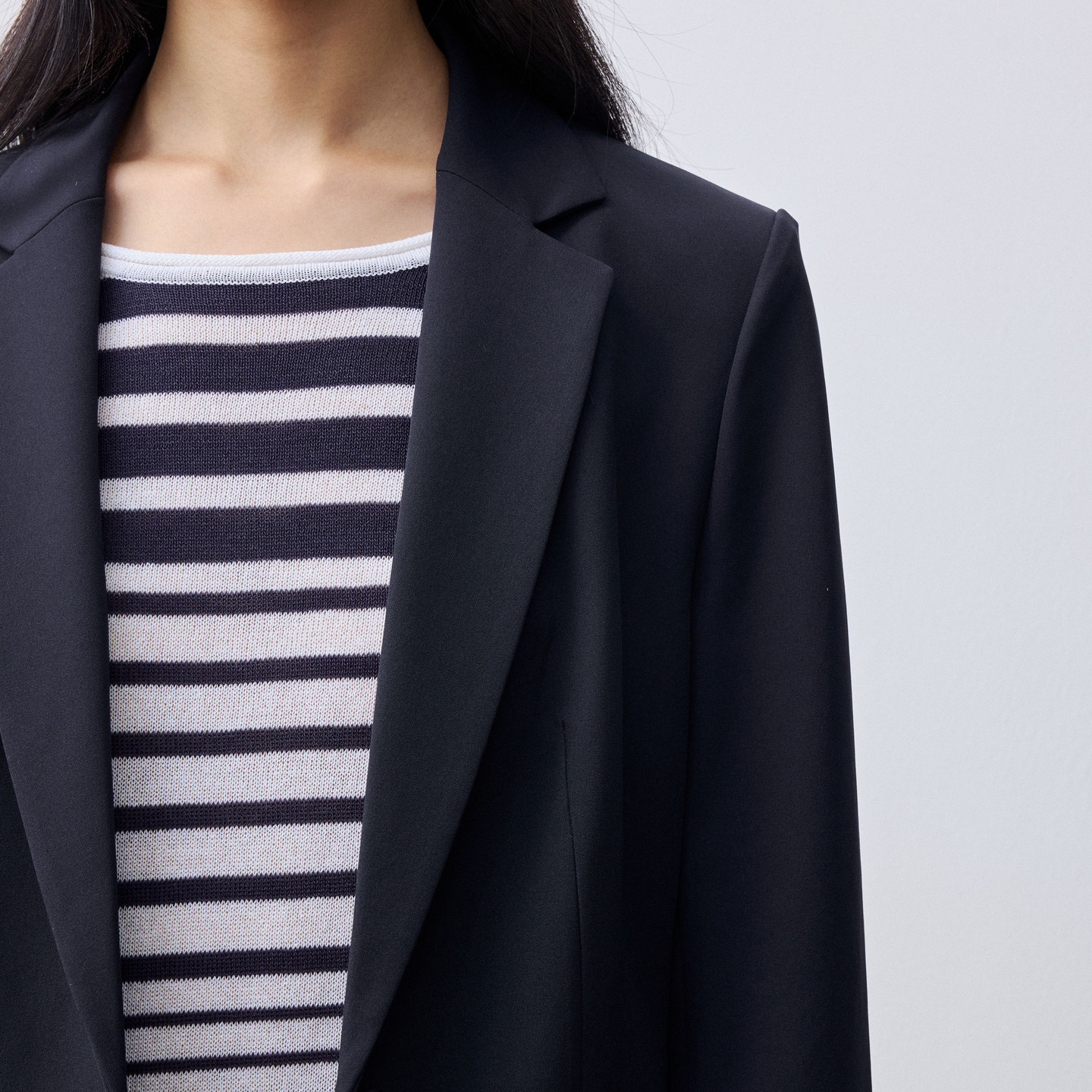 PRICH简约高智感平驳领收腰西装套装2026春季新款干练通勤外套女