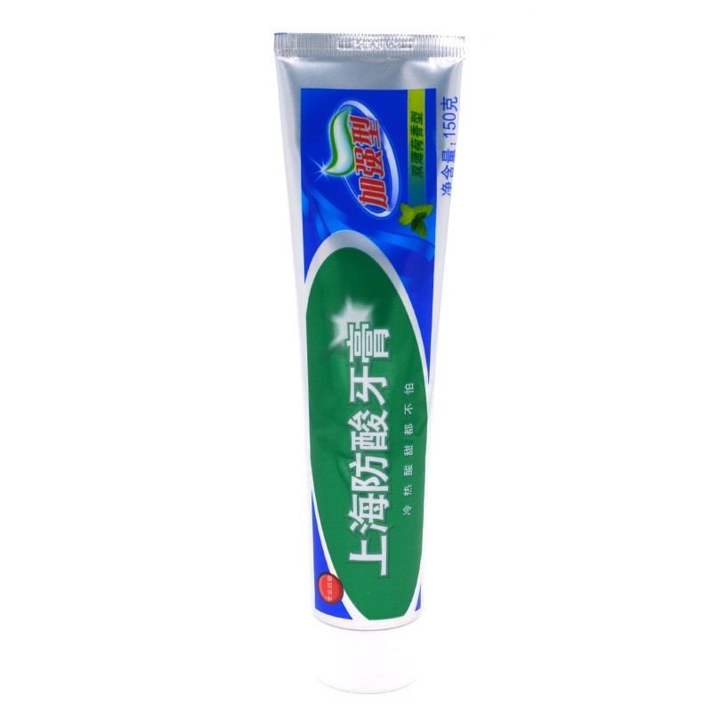 上海防酸牙膏双薄荷加强型口腔清洁150g/100g正品保证 国货 - 图2