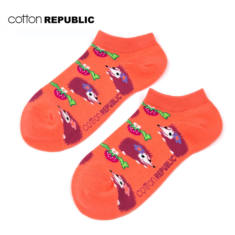 棉花共和国女士袜子女夏薄隐形袜子 棉花共和国短袜