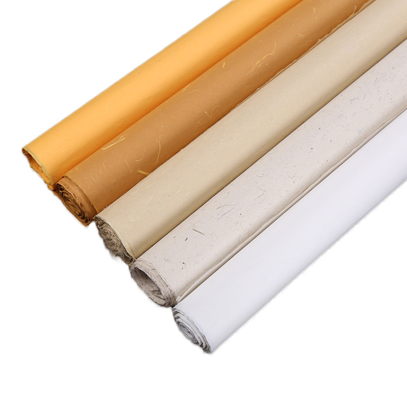 宣纸哥加厚手工枸树皮云龙皮纸粉色本色仿古书法国画创作作品宣纸花鸟人物山水画四尺六尺八尺半生熟包装宣纸,淘宝优惠券,粉丝福利购,淘宝优惠卷