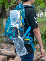 Multi Accessories Single Soldier Water Purifier Outdoor Travel Emergency Water Filtration Straws Field Water Purification Bags L630 Double Water Bags