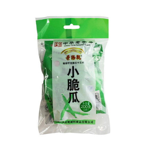 景阳观小脆瓜200g咸菜酱菜泡菜酱瓜片萧山萝卜干佐餐美食凉菜-图1