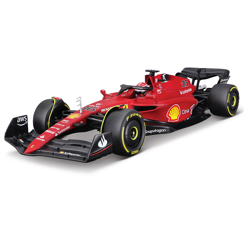 比美高 1/18法拉利 F1-75 SF23 55# 16# 2023赛车F1合金模型-图3