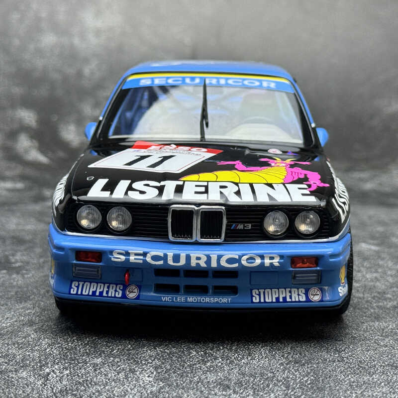 SOLIDO 1/18 宝马 BMW E30 M3 BTCC 1991 #11 合金汽车模型仿真 - 图2