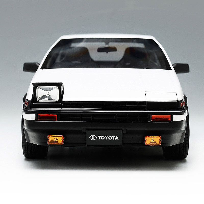 IVY 1/18丰田 AE86 TRUENO头文字D涂装可翻灯树脂汽车模型-图2