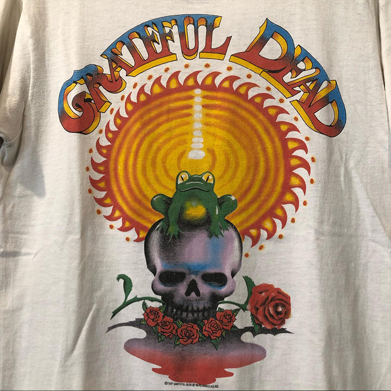 Grateful Dead美国迷幻摇滚感恩而死乐队短袖vintage男女潮流T恤 - 图0