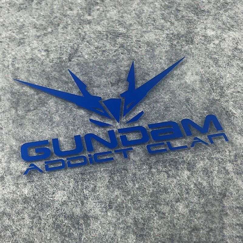 高达头像贴纸汽车电动车贴GUNDAM电脑箱包防水反光个性装饰贴纸 - 图2