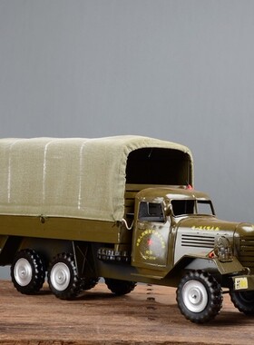 酒吧餐厅客厅解放卡车模型复古