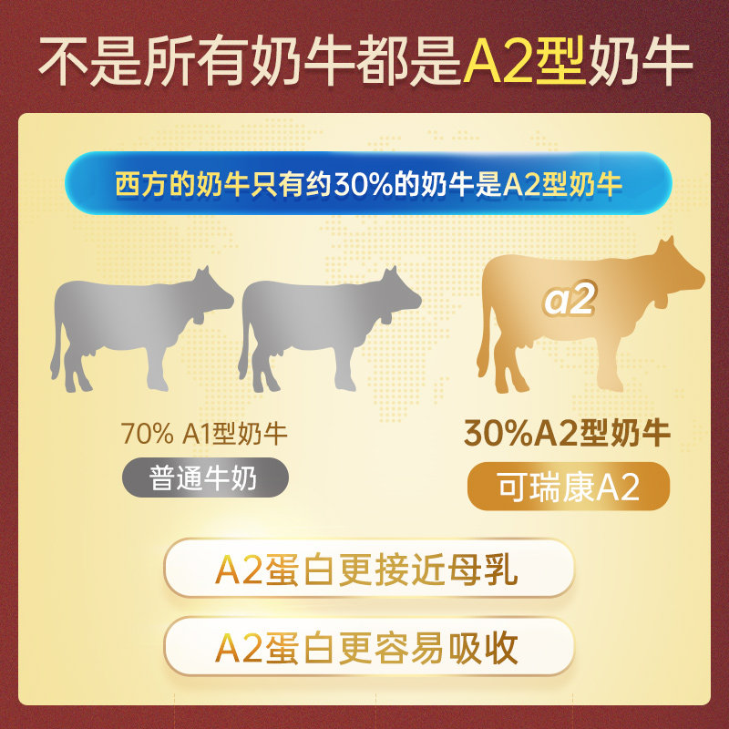 澳洲可瑞康a2 1段0-6个月牛奶粉 格兰国际海外婴幼儿牛奶粉