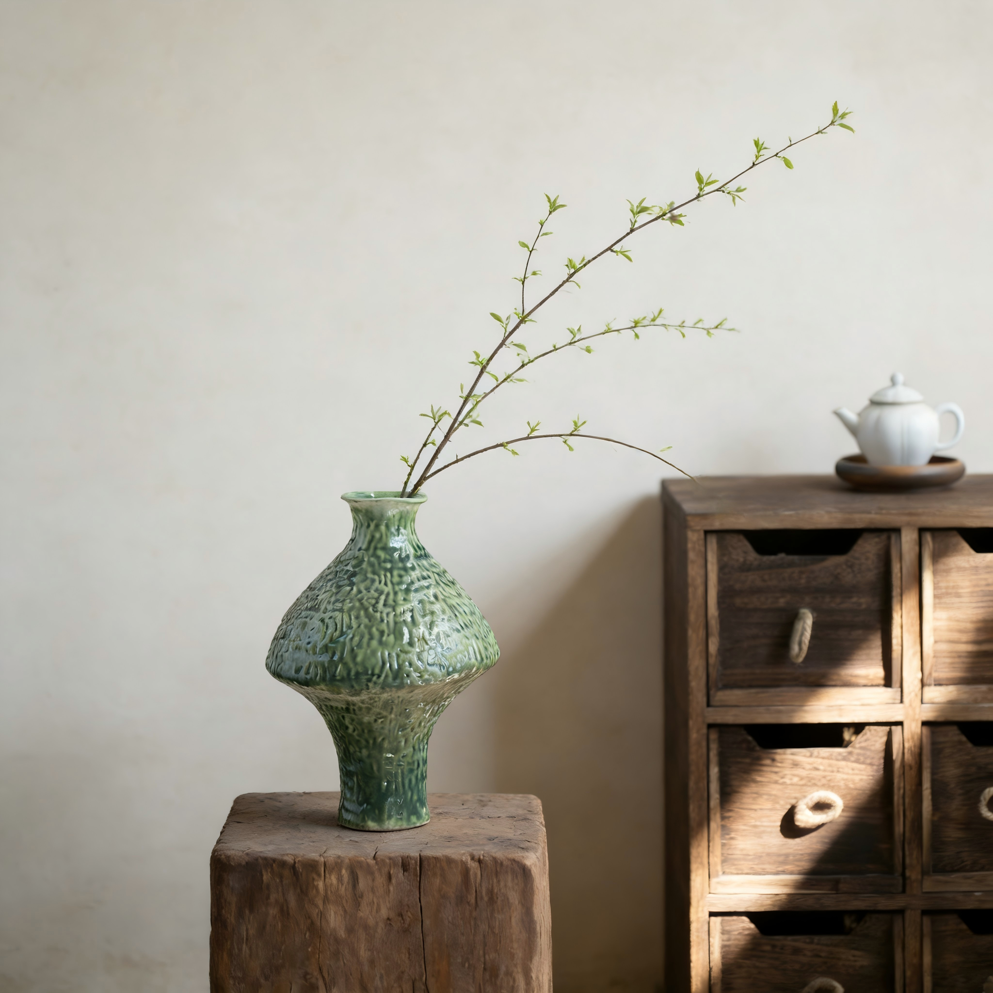 宋代宋式美学特别好看的陶瓷花瓶复古怀旧氛围感客厅酒店玄关装饰,淘宝优惠券,粉丝福利购,淘宝优惠卷