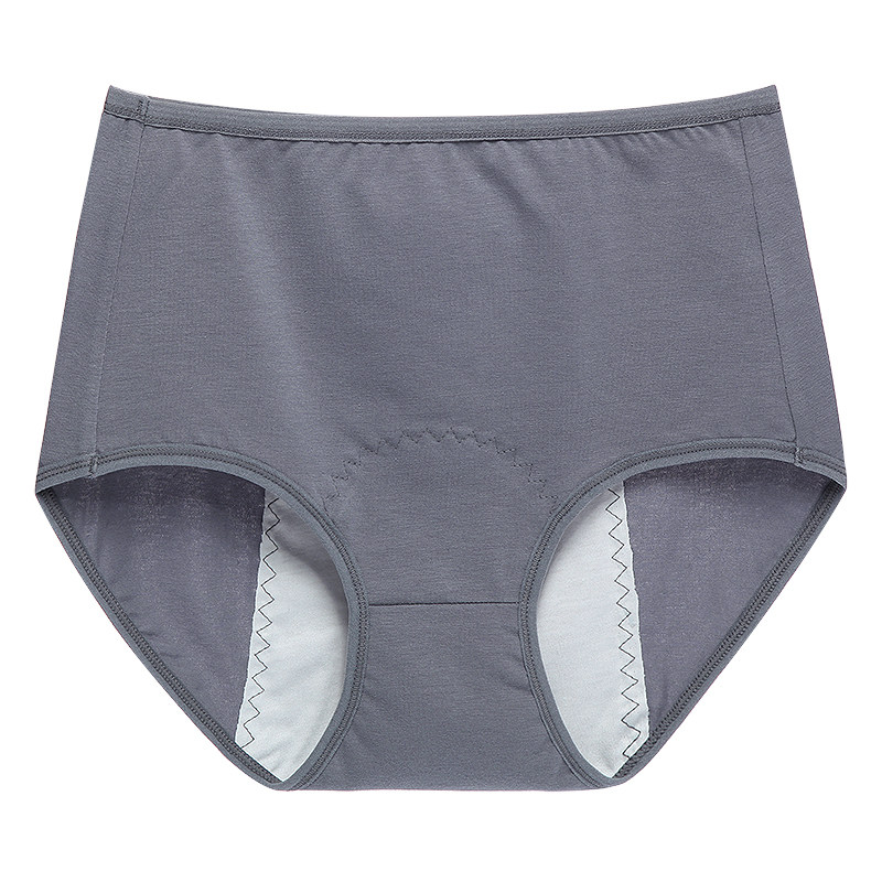 莫代尔生理女纯棉中高腰防漏三角裤 莫代尔欣倪内裤