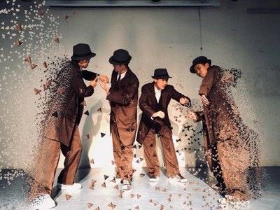 Popping机械舞boogaloo 西服Lockin表演加长POPPIN西装FUNKY外套,淘宝优惠券,粉丝福利购,淘宝优惠卷