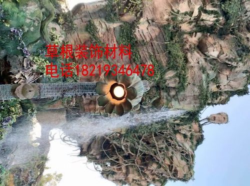 悬空大型水泥假山空心生态园林工程型雕塑浮雕水泥雕塑山洞溶洞-图0