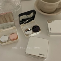 Tender texture full ~ contact lens box Jane about small and portable Mepupil partner Ins blogger