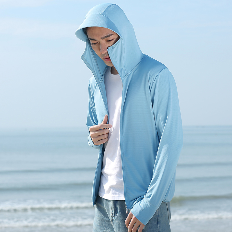 防晒衣男冰丝超薄透气户外钓鱼防晒衫夏季防紫外线防晒服男士外套 防晒衣男冰丝超薄透气户外钓鱼防晒衫夏季防紫外线防晒服男士外套