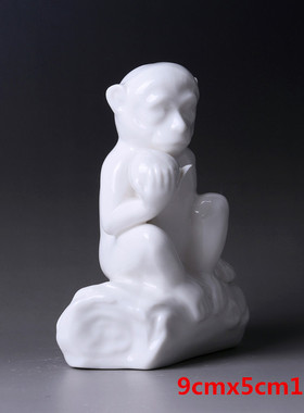 陶瓷摆件乔迁生肖猴工艺品