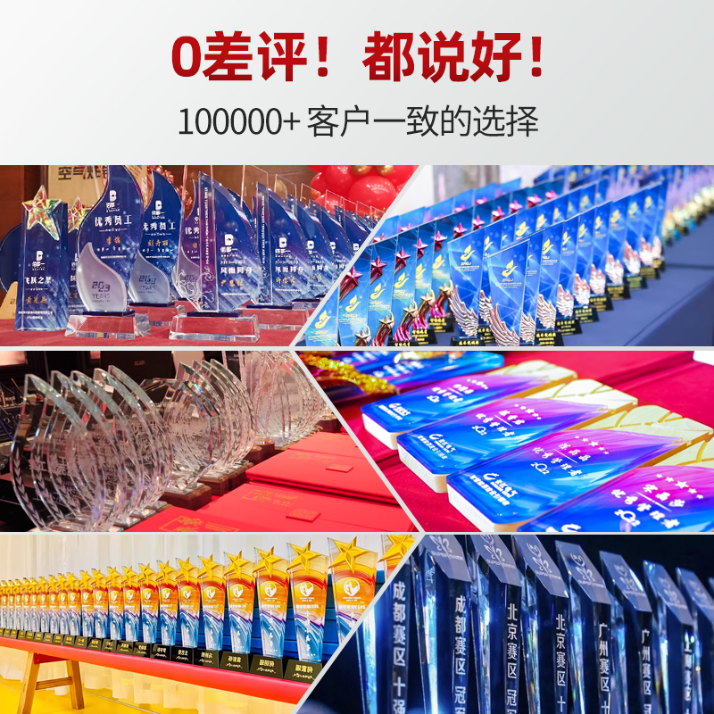 水晶奖杯定制定做刻字优秀员工篮球足球运动会冠军团队奖座牌订制