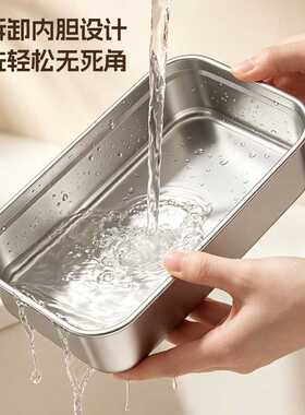 新款电热饭盒304免注水保温饭盒上班族充电加热饭盒户外热饭