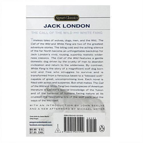野性的呼唤 英文原版 The Call of the Wild and White Fang 杰克伦敦 Jack London 课外阅读 搭老人与海 白鲸 少年派Life of Pi - 图1