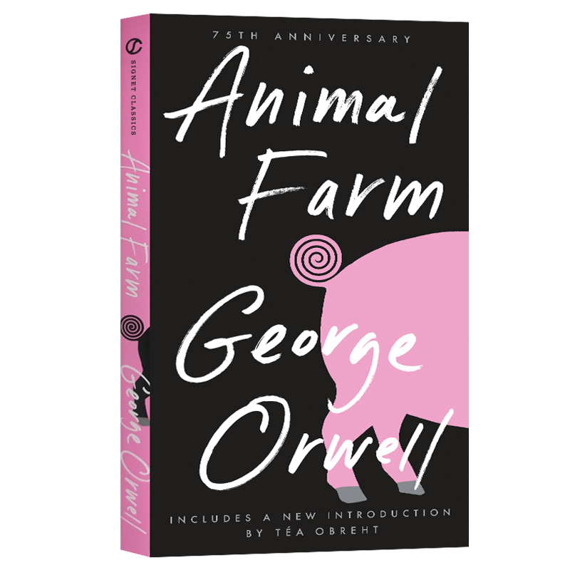 1984 一九八四 动物农场庄园 英文原版 乔治奥威尔作品 George Orwell Animal Farm 经典文学名著 搭美丽新世界 局外人 - 图0