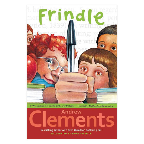我们叫它粉灵豆 英文原版 Frindle 美国畅销校园小说 Andrew Clements安德鲁克莱门斯 儿童文学章节书 经典课外读物 搭小屁孩日记 - 图0