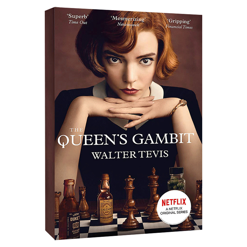 后翼弃兵女王的棋局英文原版 The Queens Gambit WalterTevis沃尔特特维斯女王的开局 Netflix人气火爆剧集小说搭第二性-图0