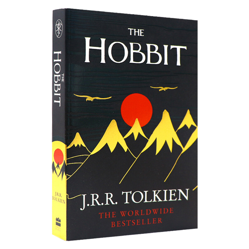 霍比特人 英文原版 The Hobbit 托尔金Tolkien 现代奇幻小说鼻祖 畅销奇幻经典搭冰与火之歌 时光之轮 弘书阁英语文库十大儿童之一 - 图0