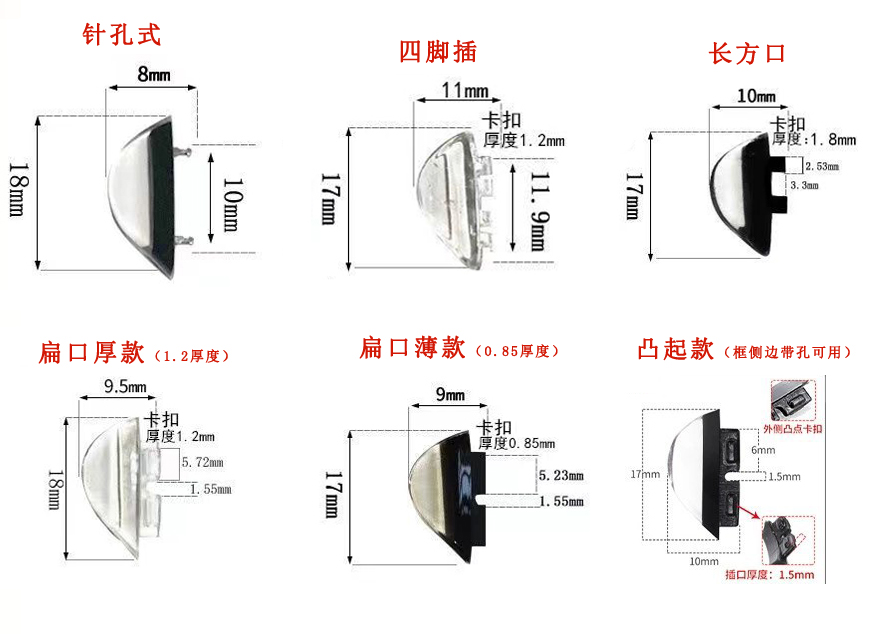 插入式鼻托板材眼睛卡式眼镜鼻拖双插口板材硅胶眼镜鼻托眼镜配件 - 图1