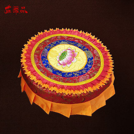 Worship mat household round cover nine-pin lotus