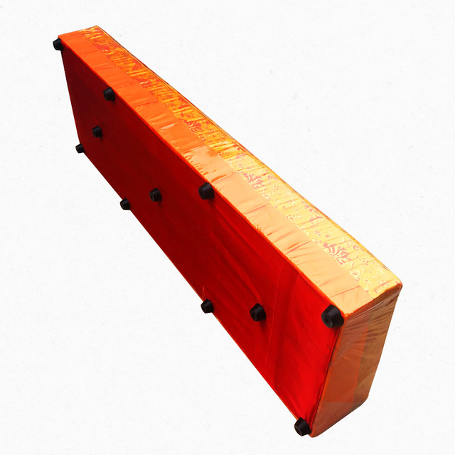 Bagua long worship mat three-person solid wood kneeling mat