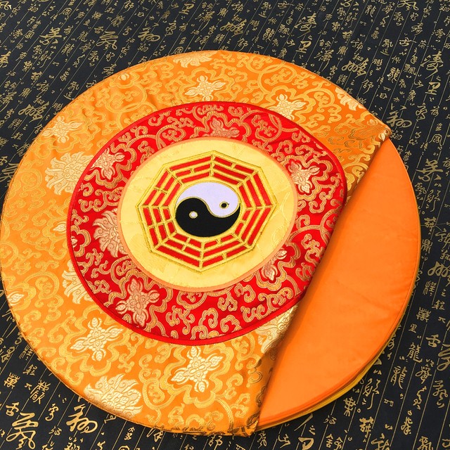 Bagua Meditation Cushion Zen Cushion Round Coconut Palm Zen Cushion