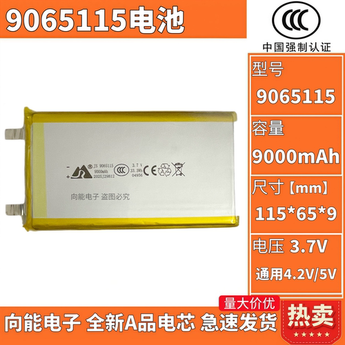 9858102电池适用紫米WPB100小米充电宝大容量一万毫安9960B5电芯 - 图2