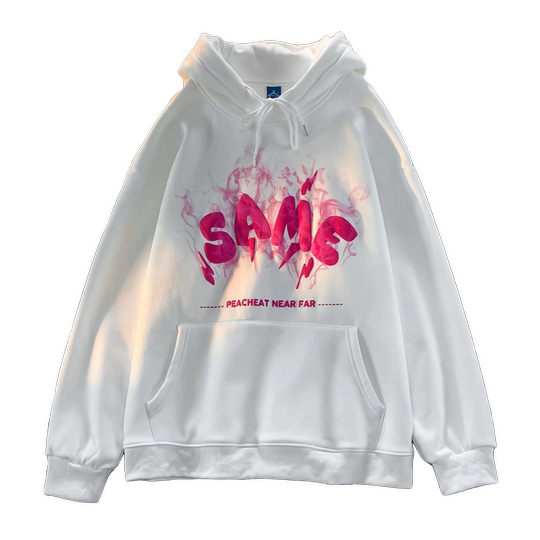 Sweat-shirts diable masculins et féminins de dessin animé d'automne et d'hiver avec des cornes