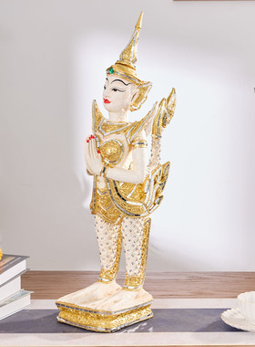 泰国迎宾佛像摆件家居装饰木雕