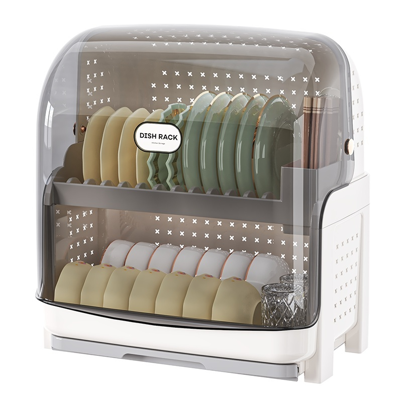 日本进口MUJIE厨房碗架碗筷收纳盒多功能家用碟盘沥水置物架碗柜,淘宝优惠券,粉丝福利购,淘宝优惠卷