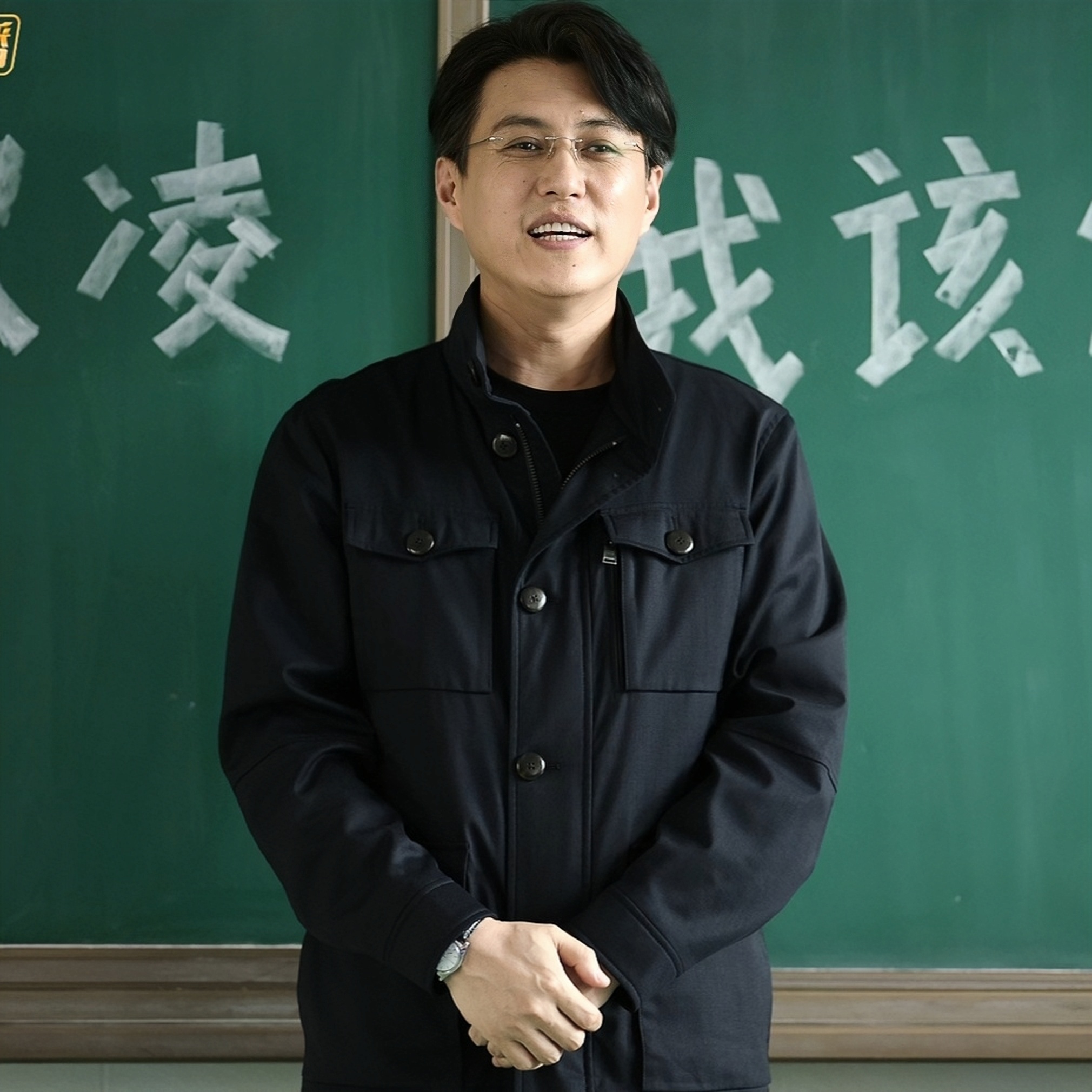 原版底线方远靳东同款夹克外套立领拼接长袖运动外套上衣男衣服潮-图0