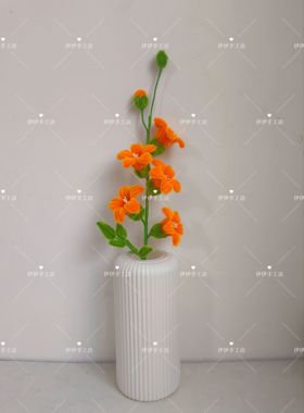 纯手工扭扭棒凌宵花(成品，非材料包)
