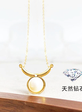 小众原创珍珠镀金情侣礼物生肖牛