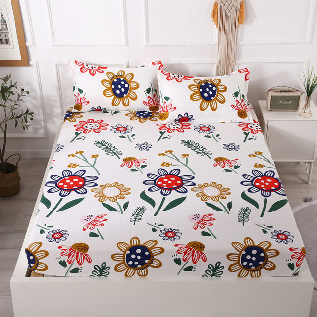 Dustproof cover universal water-washed cotton bed cover protective cover