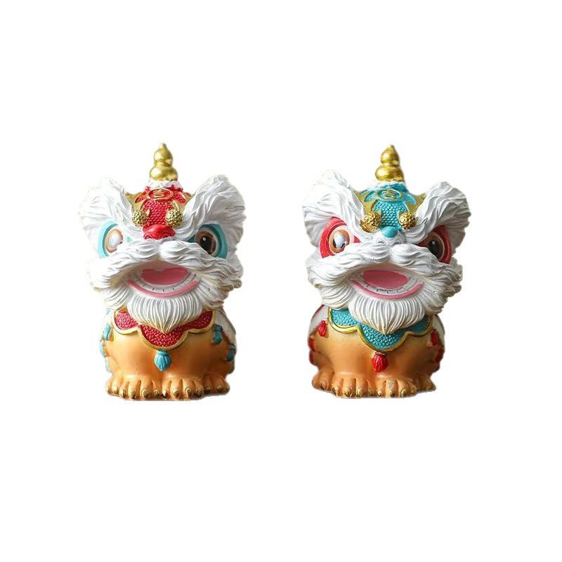 茶宠国潮醒狮招财摆件乔迁新居茶桌开业家居装饰客厅文创玄关舞狮,淘宝优惠券,粉丝福利购,淘宝优惠卷