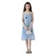 Mädchen Hosentender Rock 2025 Sommer Neues Kinderkleid modische Eltern-Kind-Outfits mittel- und großer Kinder Beach Urlaubsrand Rock