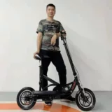 Складной динамичный самокат, велосипед для спортзала, гоночный автомобиль для пожилых людей