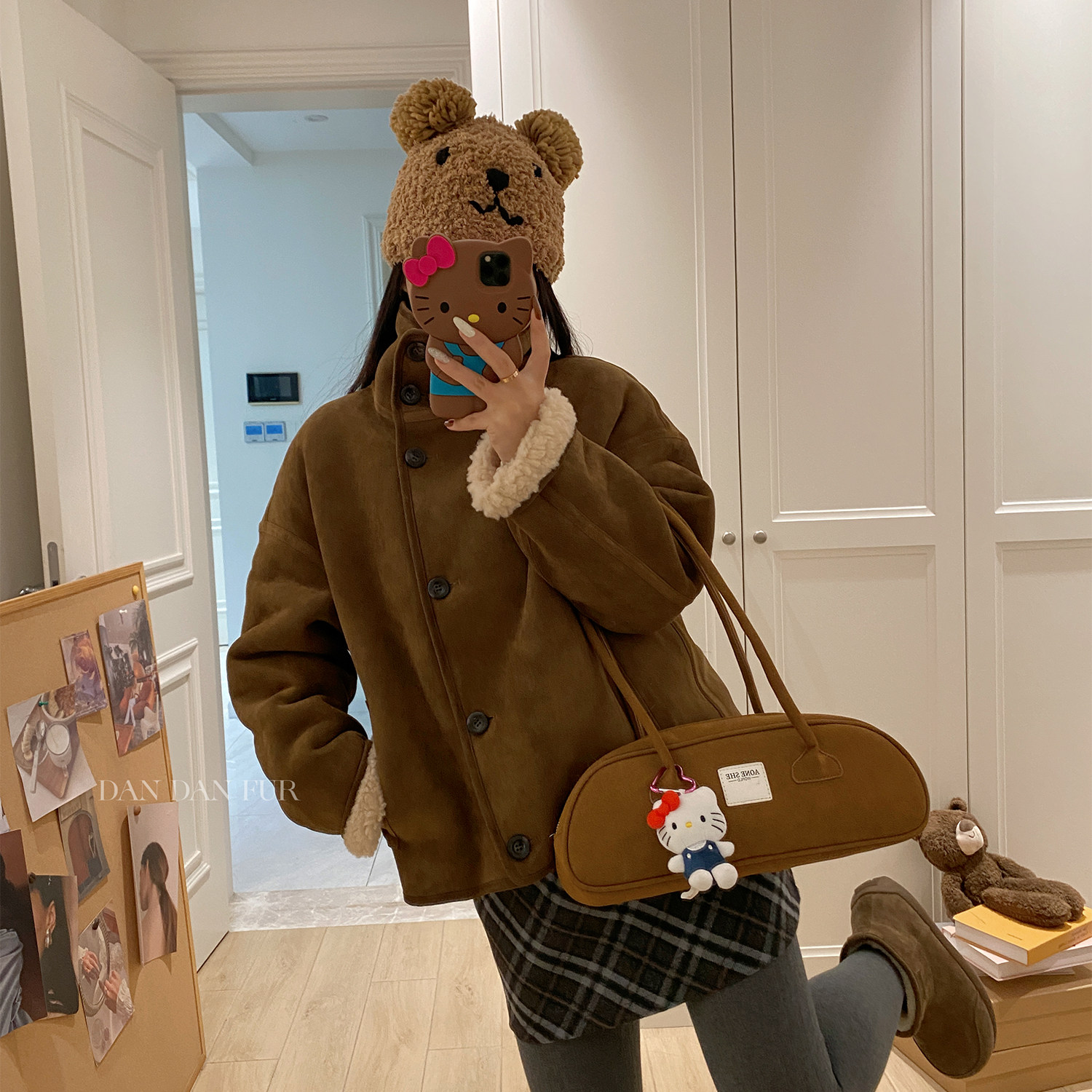 复古立领短款两面穿100羊羔毛麂皮绒皮毛一体2025新款皮草外套女,淘宝优惠券,粉丝福利购,淘宝优惠卷