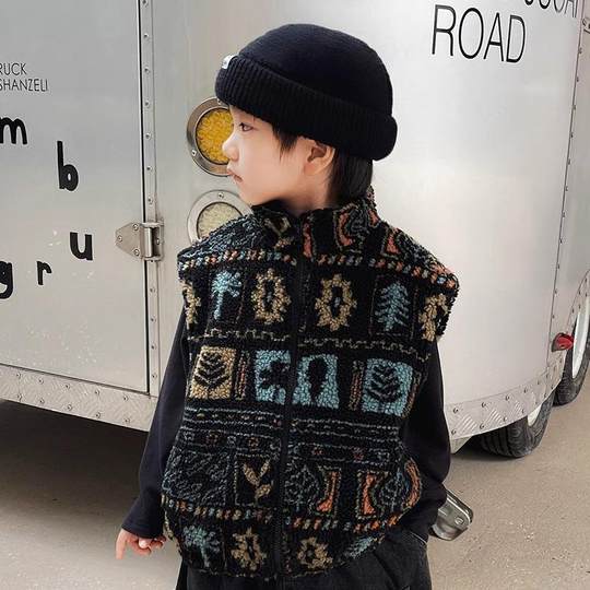 Children's clothing boys' vest thickened vest
