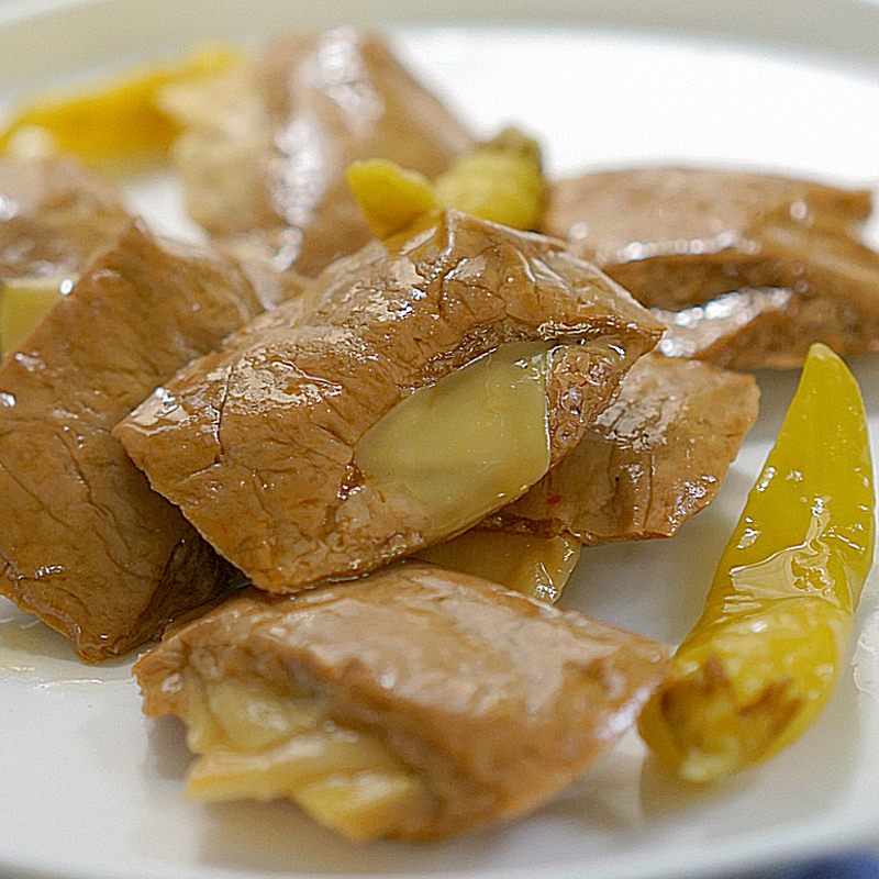 夏午三点 烤肉豆干夹笋丝豆制品福建网红零食豆腐香辣味豆脯200g